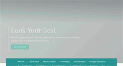 Desktop Screenshot of dentalambitions.com